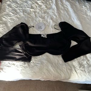 Princess Polly Under Wire Long Sleeve Crop Top